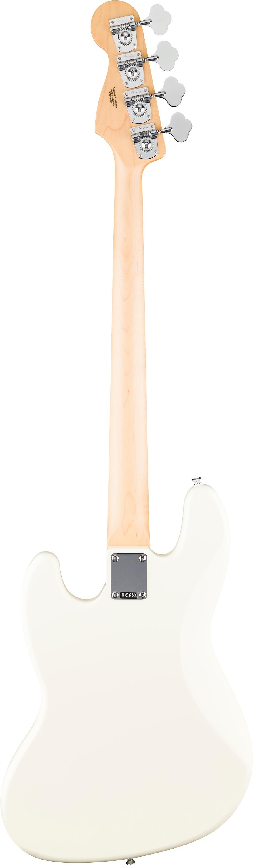 Fender Standard Series Jazz Bass Guitar in Olympic White